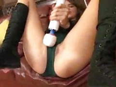MistTube presents: Helga squirts through her panties and masturbates