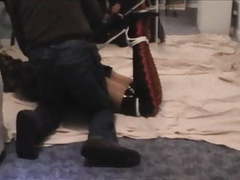 MistTube presents: Kathy hogtied and struggling
