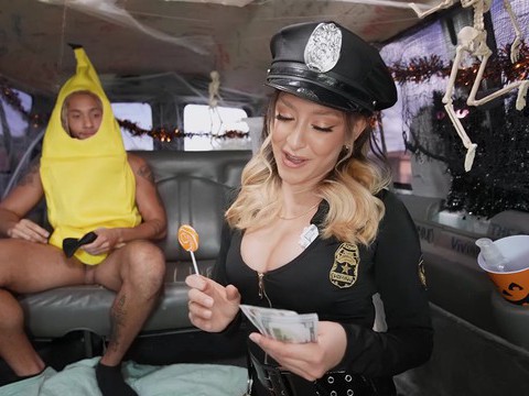 MistTube presents: Rough interracial dicking in doggy style position - mads flores