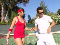 MistTube presents: Penny flame fucked by her tennis coach